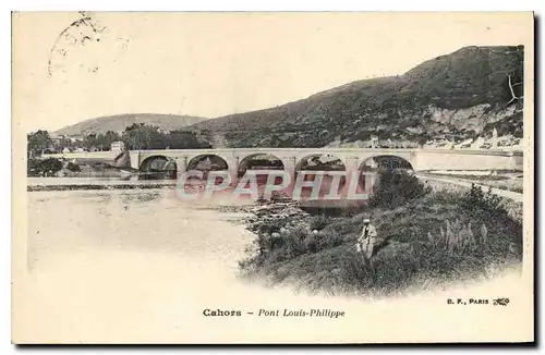 Ansichtskarte AK Cahors Pont Louis Philippe