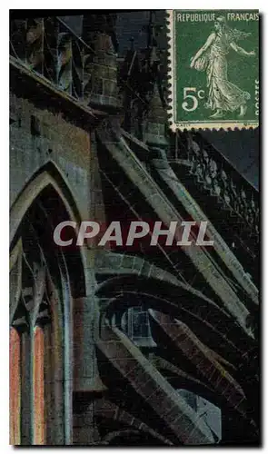 Cartes postales Le Mont Saint Michel l'Escalier de Dentelles en Granit