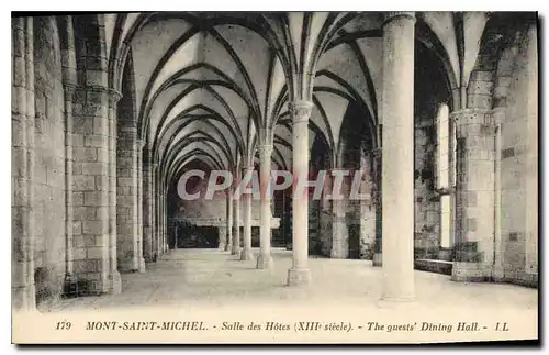 Ansichtskarte AK MOnt Saint Michel Salle des Hotes