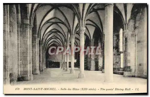 Cartes postales MOnt Saint Michel Salle des Hotes