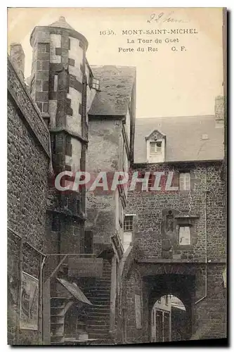 Ansichtskarte AK Mont Saint Michel La Tour du Guet