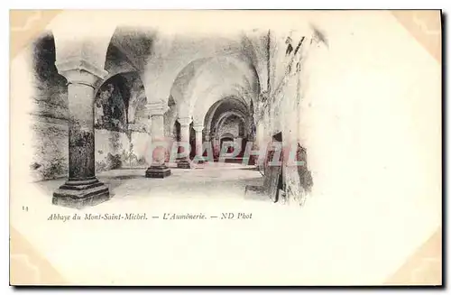 Cartes postales Abbaye du Mont Saint Michel L'aumonerie
