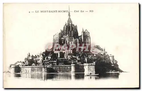 Cartes postales Le Mont Saint Michel Cote Est