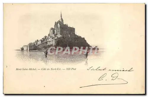 Cartes postales Mont Saint Michel Cote du Nord Est