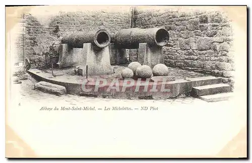 Cartes postales Abbaye du Mont Saint Michel Les Michelettes