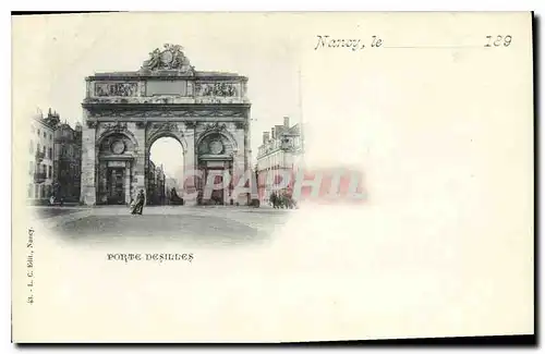 Cartes postales Nancy Porte Desilles Carte 1890