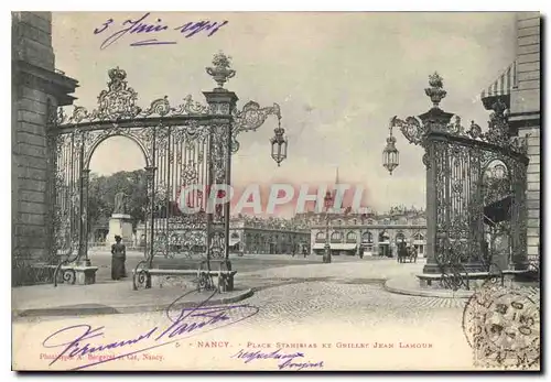 Cartes postales Nancy Place Stanislas et Grille Jean Lamour