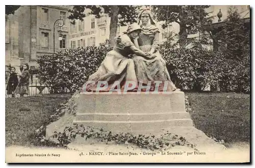 Cartes postales Nancy Place Saint Jean Groupe Le Souvenir par Dubois