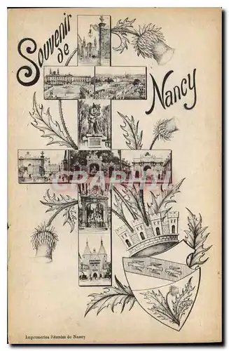 Cartes postales Souvenir de Nancy