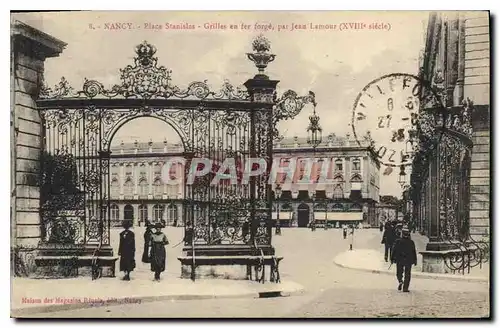 Ansichtskarte AK Nancy Place Stanislas Grilles en fer forge par Jean Lamour