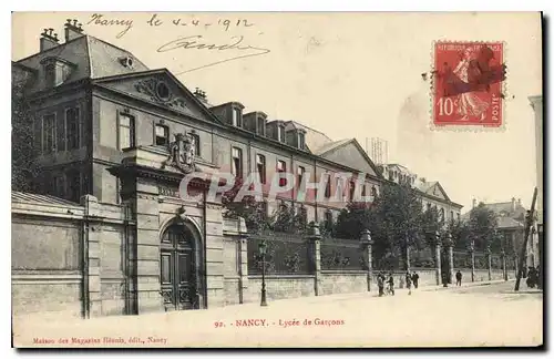 Cartes postales Nancy Lycee de Garcons