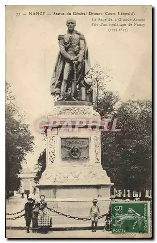 Ansichtskarte AK Nancy Statue du General Drouot Cours Leopold