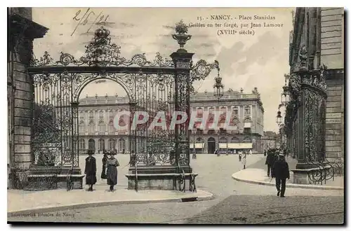 Ansichtskarte AK Nancy Place Stanislas Grilles en fer forge par Jean Lamour