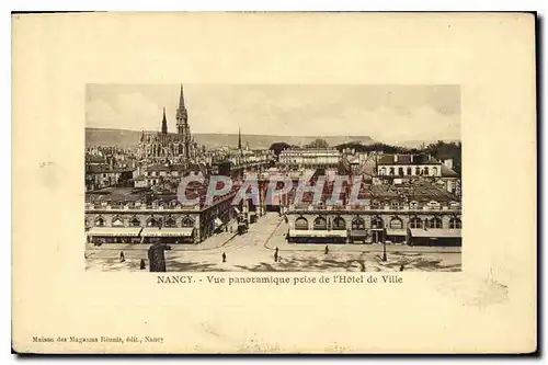 Ansichtskarte AK Nancy Vue panoramique prise de l'Hotel de Ville