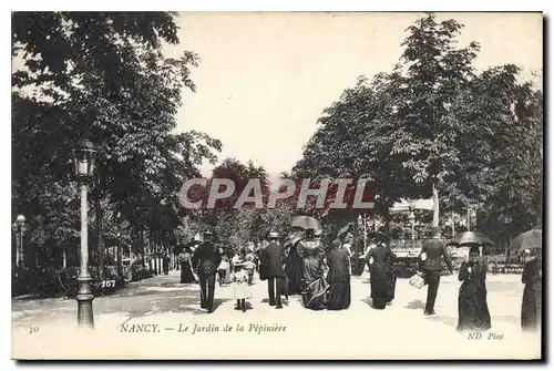 Cartes postales Nancy Le Jardin de la Pepiniere