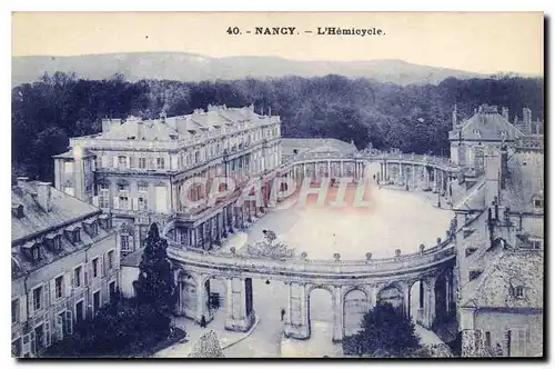 Cartes postales Nancy L'Hemicycle