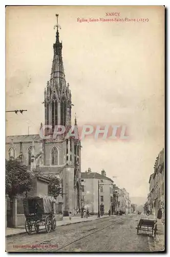 Ansichtskarte AK Nancy Eglise Saint Vincent Saint Fiacre