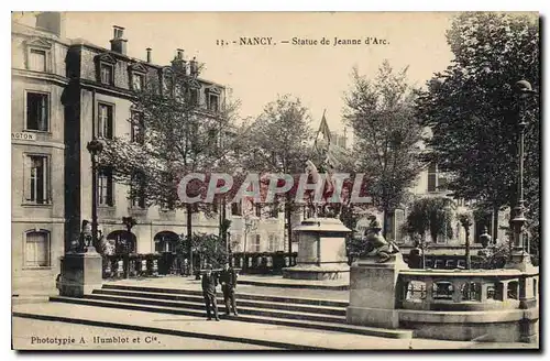 Cartes postales Nancy Statue de Jeanne d'Arc