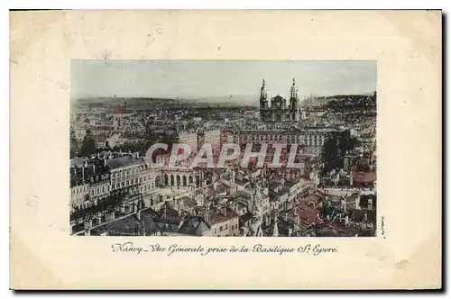 Ansichtskarte AK Nancy Vue Generale prise de la Basilique St Epvre