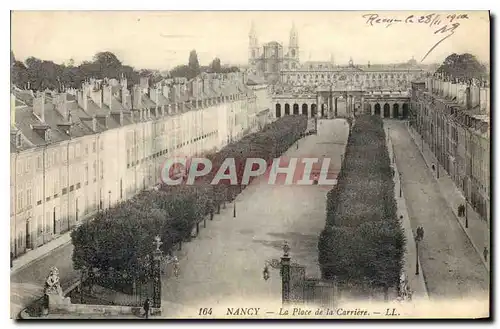 Cartes postales Nancy La Place de la Carriere