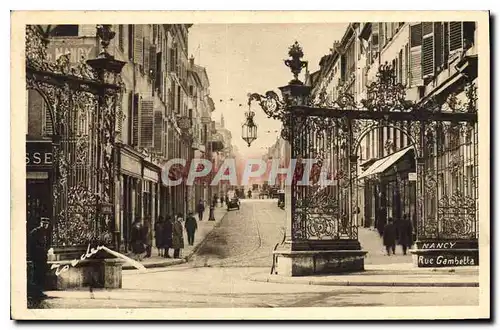 Cartes postales Nancy Rue Gambetta