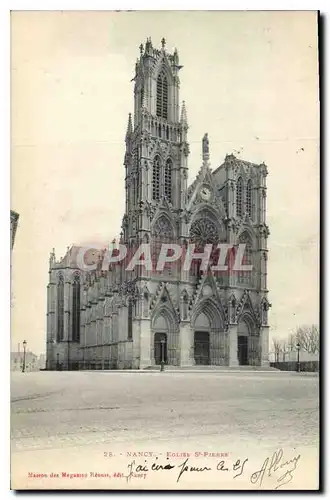 Ansichtskarte AK Nancy Eglise St Pierre