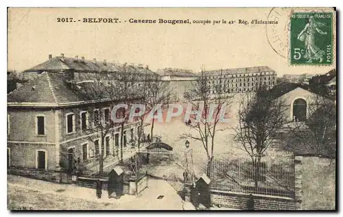 Ansichtskarte AK Belfort Caserne Bougenel occupee par le 41 Reg d'Infanterie Militaria