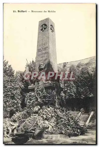 Ansichtskarte AK Belfort Monument des Mobiles Militaria