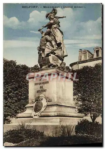 Cartes postales Belfort Monument Quand meme