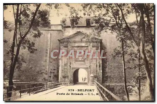 Cartes postales Belfort Porte de Brisach