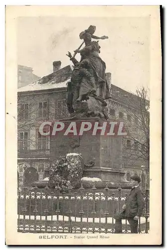 Cartes postales Belfort Statue Quand Meme