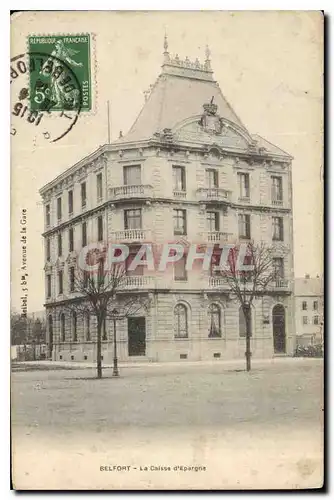 Cartes postales Belfort La Caisse d'Espargne