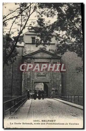 Ansichtskarte AK Belfort La Porte Brisach reste des Fortifications de Vauban