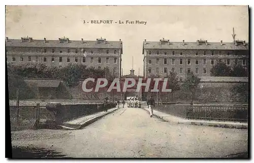 Cartes postales Belfort Le Fort Hatry Militaria