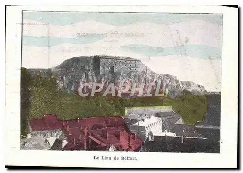 Cartes postales Belfort Le Lion de Belfort