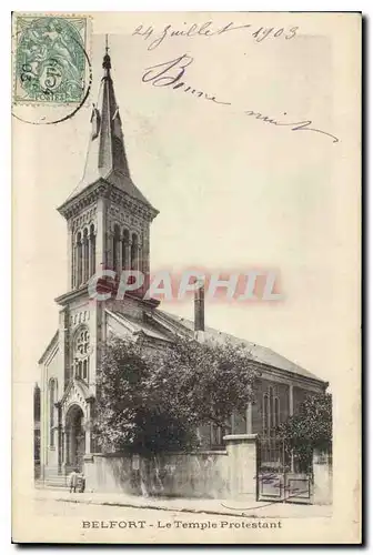 Cartes postales Belfort Le Temple Protestant
