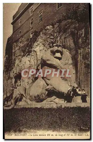 Cartes postales Belfort le Lion