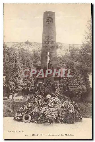 Cartes postales Belfort Monument des Mobiles