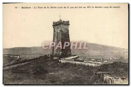 Cartes postales Belfort La Tour de la Miotte