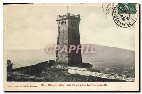Cartes postales Belfort La Tour de la Miotte actuelle