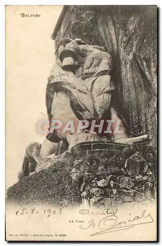 Cartes postales Belfort Le Lion