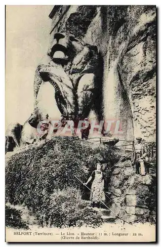 Cartes postales Belfort Territoire Le Lion