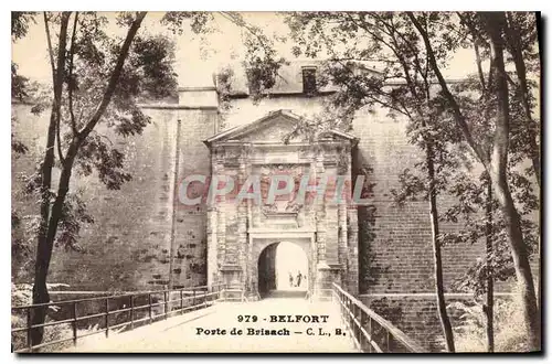 Cartes postales Belfort Porte de Brisach