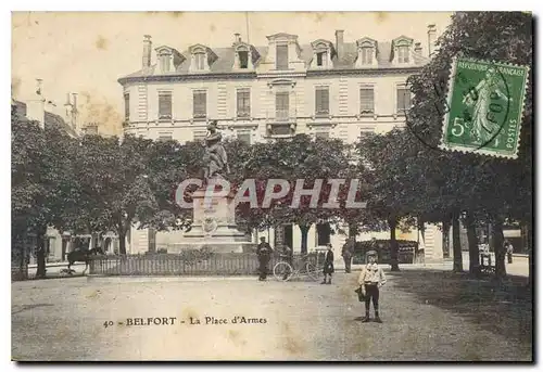 Cartes postales Belfort La Place d'Armes