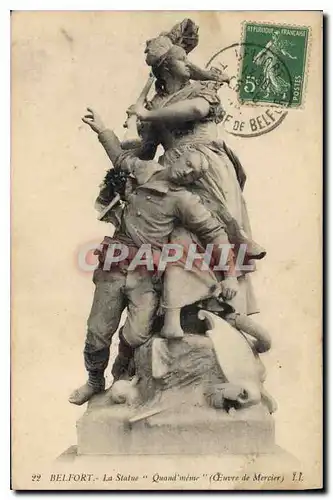 Cartes postales Belfort La Statue Quand Meme