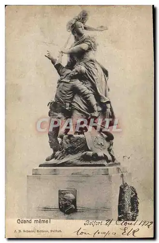 Cartes postales Quand Meme Belfort