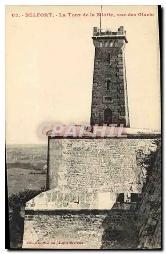 Cartes postales Belfort La Tour de la Miotte vue des Glacis