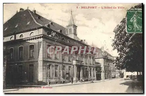 Cartes postales Belfort L'Hotel de Ville