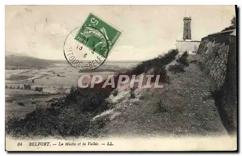 Cartes postales Belfort La Miotte et la Vallee