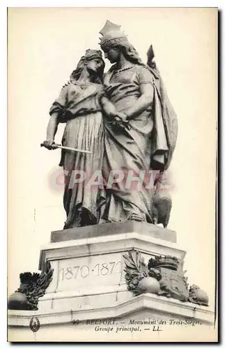 Cartes postales Belfort Monument des Trois Sieges